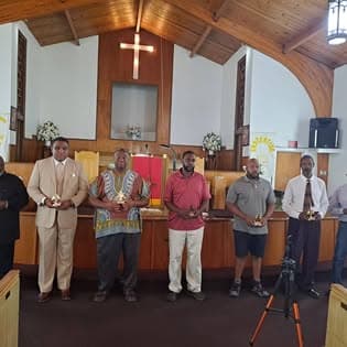 Members gathered in the Smith Metropolitan sanctuary